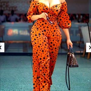 Off the shoulder jumpsuit